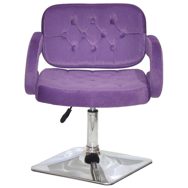 Стілець Onder Mebli GOR 4-CH-BASE Пурпуровий B-1013 Оксамит-1