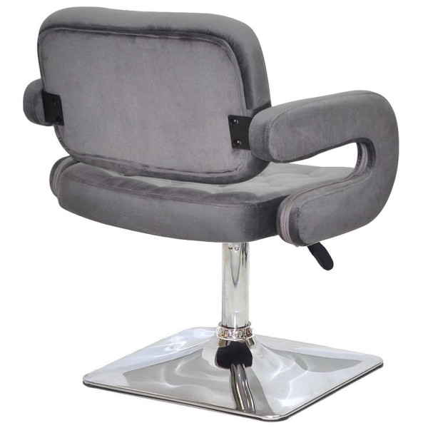 Стул Onder Mebli GOR 4-CH-BASE Серый B-1034 Бархат-2