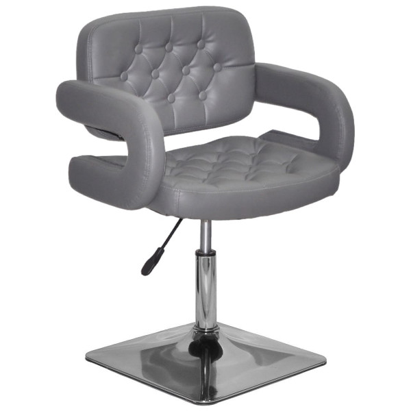 Стілець Onder Mebli GOR 4-CH-BASE Сірий 1001 Екошкіра-0