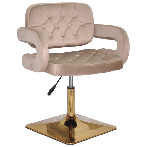 Стул Onder Mebli GOR 4-GD-BASE Кофейный B-1042 Бархат-0