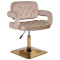 Стул Onder Mebli GOR 4-GD-BASE Кофейный B-1042 Бархат-0-thumb