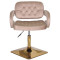 Стул Onder Mebli GOR 4-GD-BASE Кофейный B-1042 Бархат-2-thumb