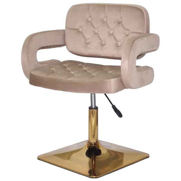 Стул Onder Mebli GOR 4-GD-BASE Кофейный B-1042 Бархат-1