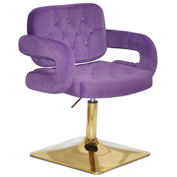 Стул Onder Mebli GOR 4-GD-BASE Пурпурный B-1013 Бархат-0