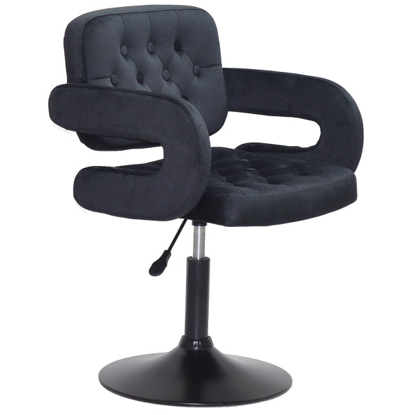 Стул Onder Mebli GOR BK-BASE Черный B-1011 Бархат-0