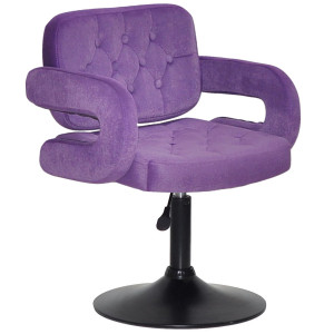 Стілець Onder Mebli GOR BK-BASE Пурпуровий B-1013 Оксамит