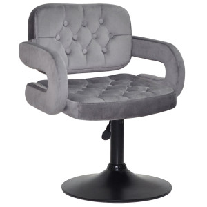 Стул Onder Mebli GOR BK-BASE Серый B-1034 Бархат