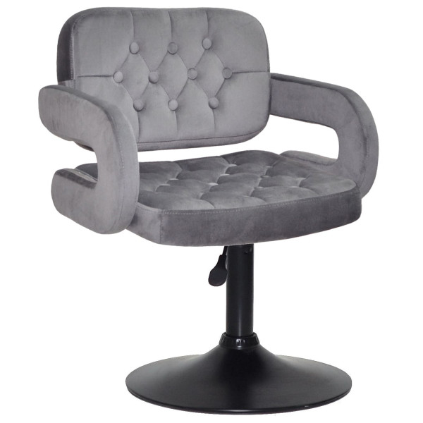 Стул Onder Mebli GOR BK-BASE Серый B-1034 Бархат-0