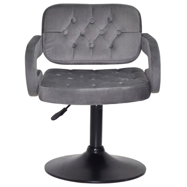 Стул Onder Mebli GOR BK-BASE Серый B-1034 Бархат-1