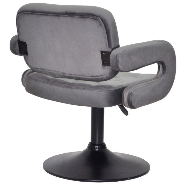 Стул Onder Mebli GOR BK-BASE Серый B-1034 Бархат-2