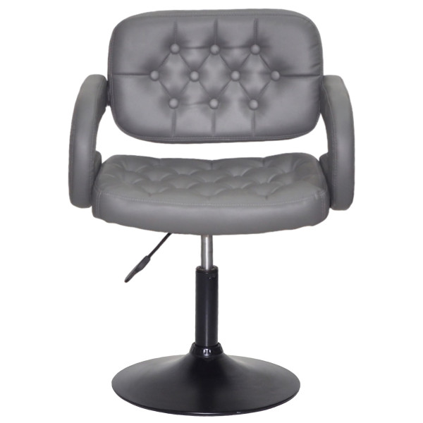 Стілець Onder Mebli GOR BK-BASE Сірий 1001 Екошкіра-1