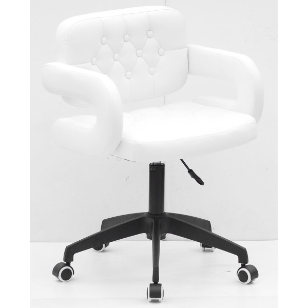 Стул Onder Mebli Gor BK-Modern Office Белый Экокожа-0