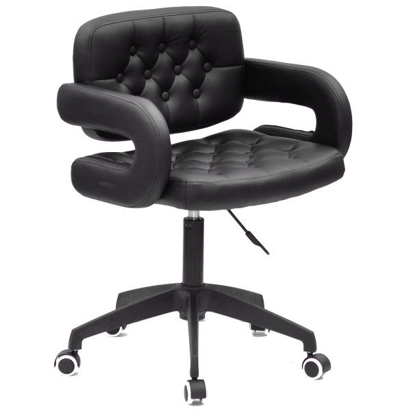 Стілець Onder Mebli Gor BK-Modern Office Чорний Екошкіра-0