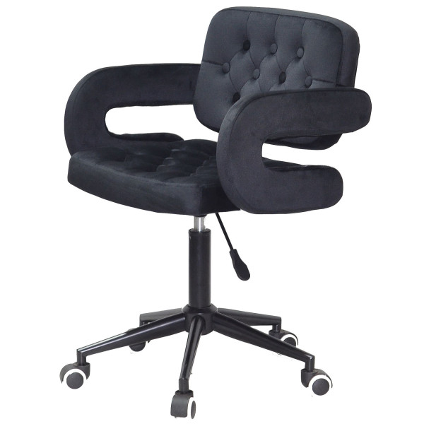 Стілець Onder Mebli Gor BK-Modern Office Чорний B-1011 Оксамит-2