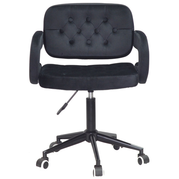 Стілець Onder Mebli Gor BK-Modern Office Чорний B-1011 Оксамит-1