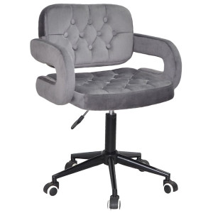 Стілець Onder Mebli Gor BK-Modern Office Сірий B-1034 Оксамит