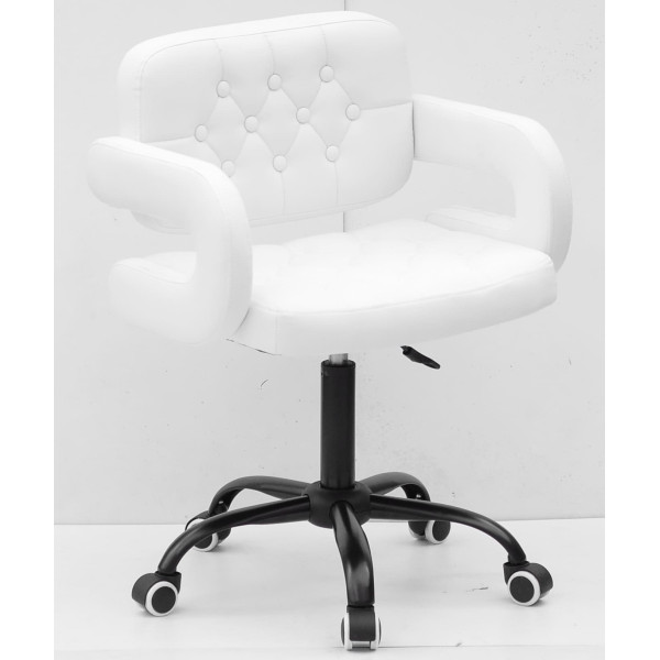 Стул Onder Mebli GOR BK-Office Белый Экокожа-0