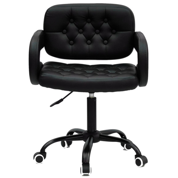 Стілець Onder Mebli GOR BK-Office Чорний Екошкіра-1