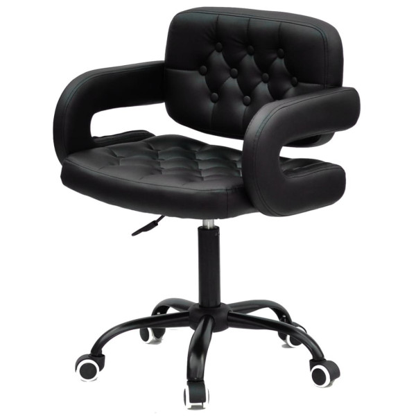 Стілець Onder Mebli GOR BK-Office Чорний Екошкіра-2