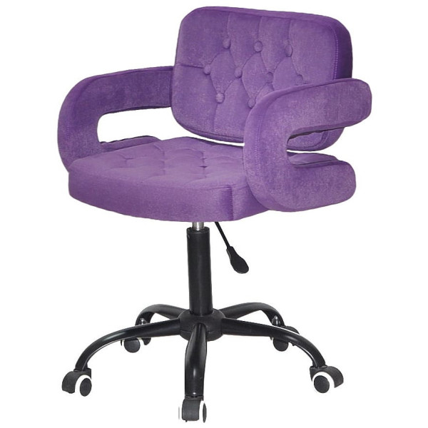 Стілець Onder Mebli GOR BK-Office Пурпуровий B-1013 Оксамит-2