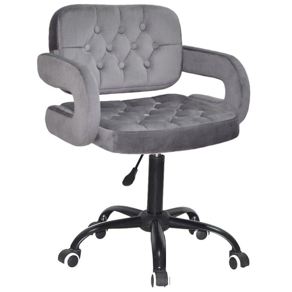 Стілець Onder Mebli GOR BK-Office Сірий B-1034 Оксамит-0