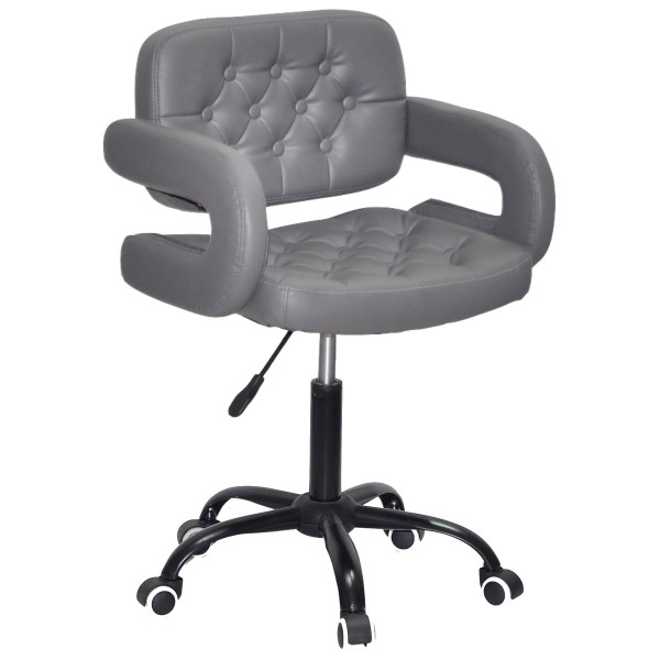 Стілець Onder Mebli GOR BK-Office Сірий 1001 Екошкіра-0