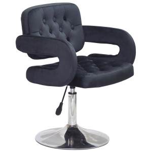 Стілець Onder Mebli GOR CH-BASE Чорний B-1011 Оксамит