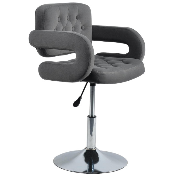 Стул Onder Mebli GOR CH-BASE Серый B-1004 Бархат-0