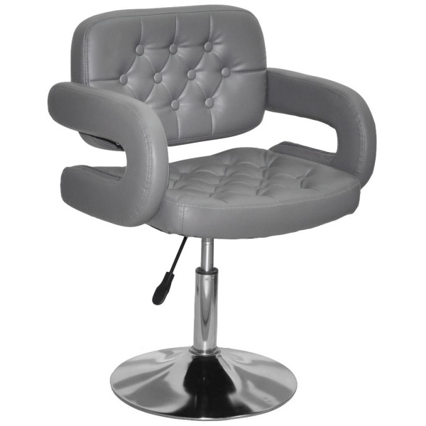 Стілець Onder Mebli GOR CH-BASE Сірий 1001 Екошкіра-0