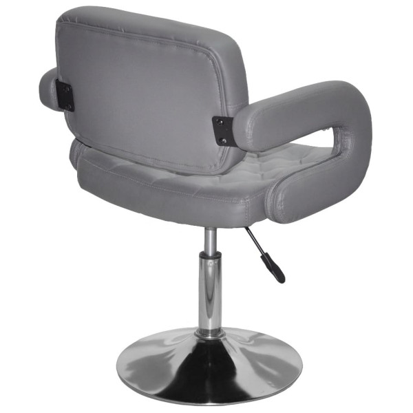 Стілець Onder Mebli GOR CH-BASE Сірий 1001 Екошкіра-2