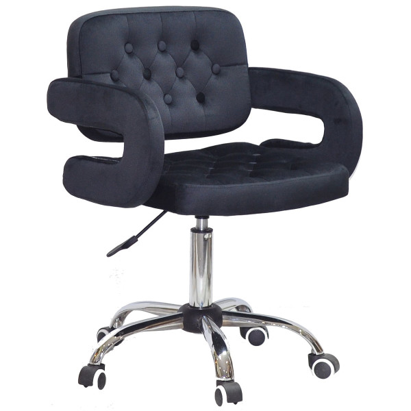 Стул Onder Mebli GOR CH-Office Черный B-1011 Бархат-0