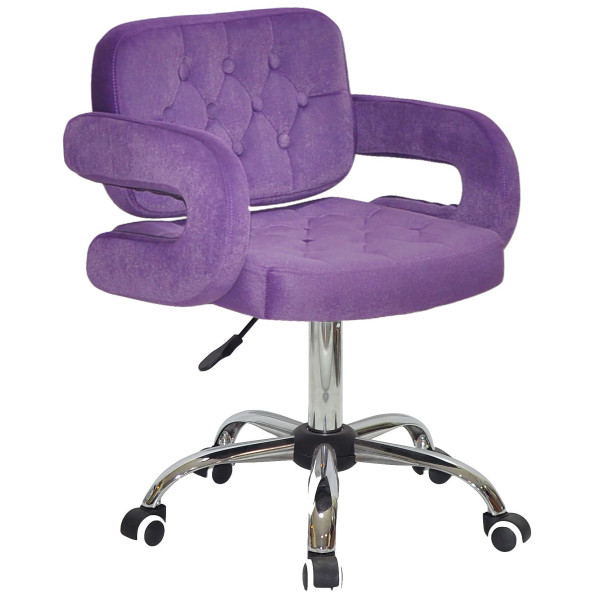 Стілець Onder Mebli GOR CH-Office Пурпуровий B-1013 Оксамит-0