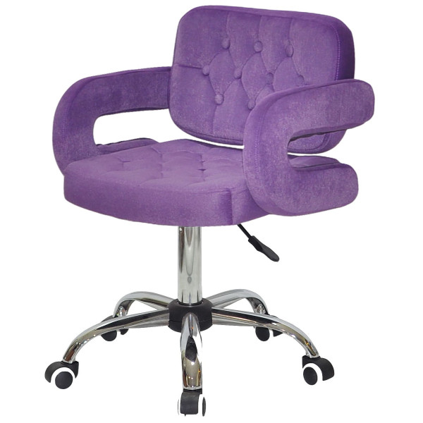 Стілець Onder Mebli GOR CH-Office Пурпуровий B-1013 Оксамит-2