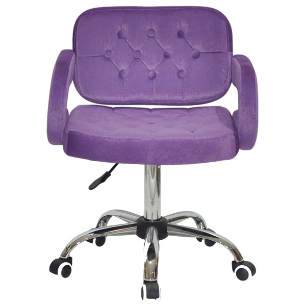 Стілець Onder Mebli GOR CH-Office Пурпуровий B-1013 Оксамит-1