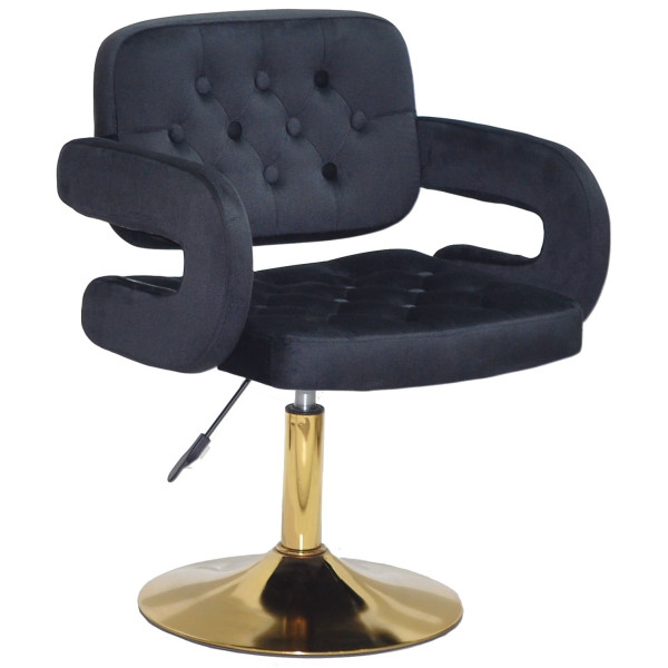 Стілець Onder Mebli GOR GD-BASE Чорний B-1011 Оксамит-0