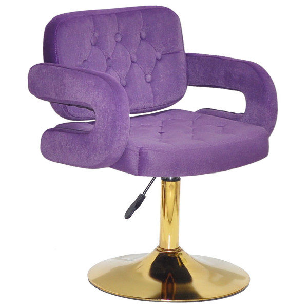 Стілець Onder Mebli GOR GD-BASE Пурпуровий B-1013 Оксамит-0