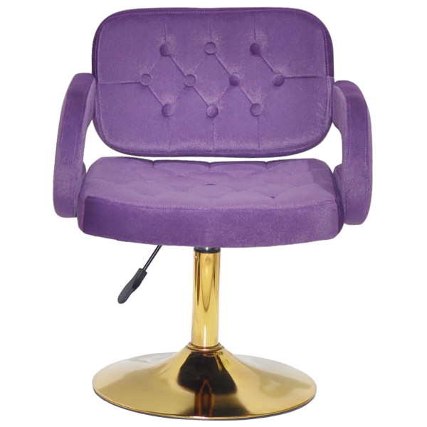 Стілець Onder Mebli GOR GD-BASE Пурпуровий B-1013 Оксамит-1