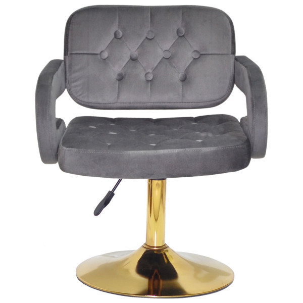 Стул Onder Mebli GOR GD-BASE Серый B-1034 Бархат-1