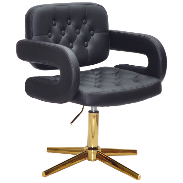 Стілець Onder Mebli Gor GD-Modern BASE Чорний Екошкіра-0