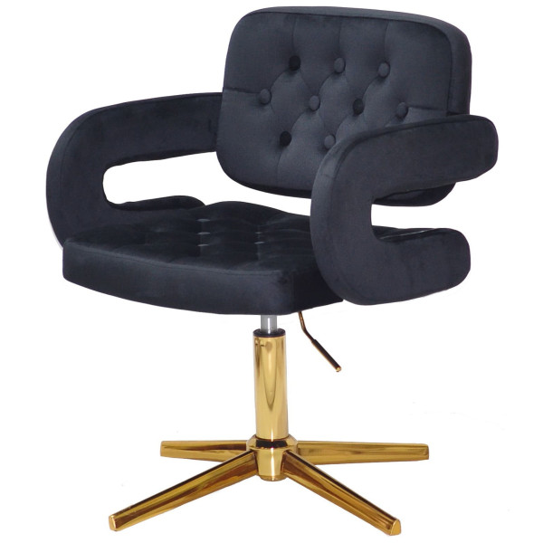 Стілець Onder Mebli Gor GD-Modern BASE Чорний B-1011 Оксамит-2