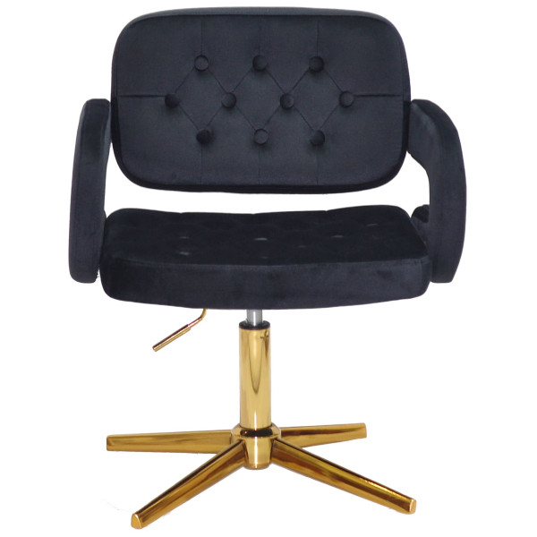 Стілець Onder Mebli Gor GD-Modern BASE Чорний B-1011 Оксамит-1