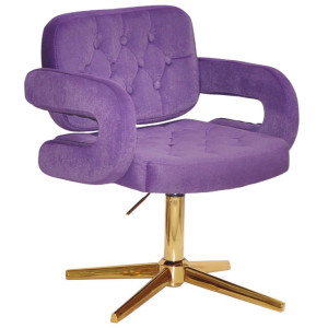 Стілець Onder Mebli Gor GD-Modern BASE Пурпуровий B-1013 Оксамит