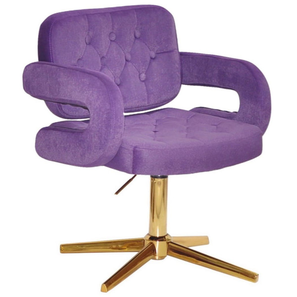 Стілець Onder Mebli Gor GD-Modern BASE Пурпуровий B-1013 Оксамит-0