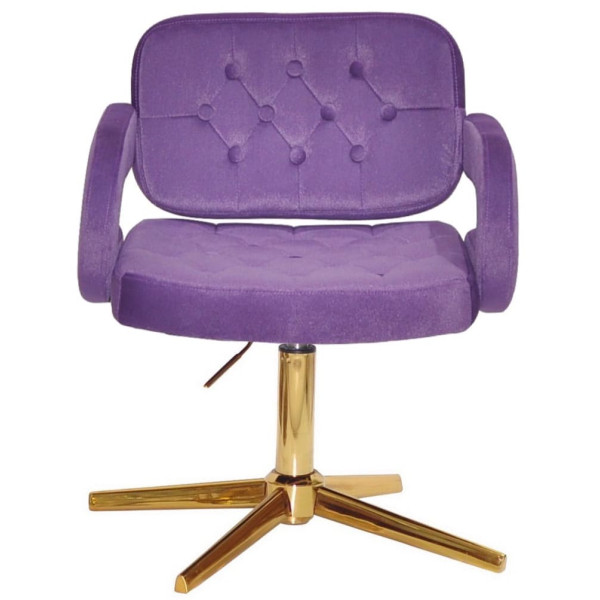 Стілець Onder Mebli Gor GD-Modern BASE Пурпуровий B-1013 Оксамит-1