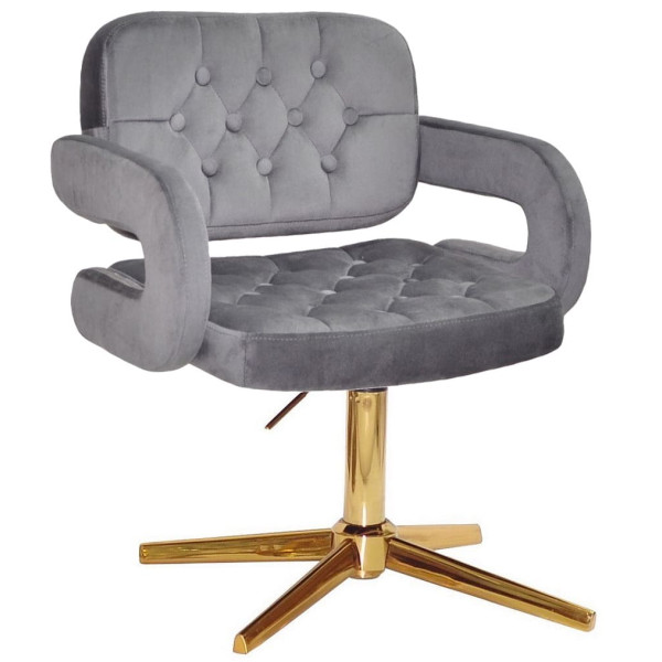 Стул Onder Mebli Gor GD-Modern BASE Серый B-1034 Бархат-0