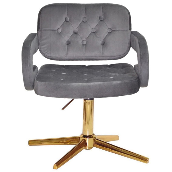 Стул Onder Mebli Gor GD-Modern BASE Серый B-1034 Бархат-1