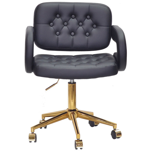 Стілець Onder Mebli Gor GD-Modern Office Чорний Екошкіра-1