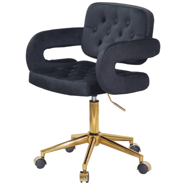 Стілець Onder Mebli Gor GD-Modern Office Чорний B-1011 Оксамит-2