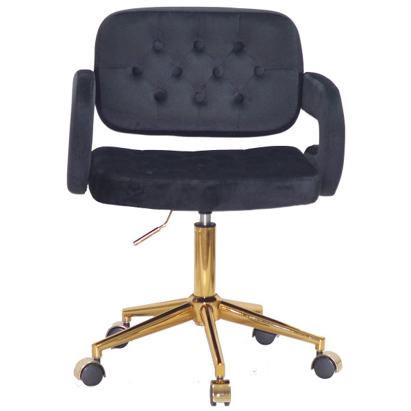 Стілець Onder Mebli Gor GD-Modern Office Чорний B-1011 Оксамит-1