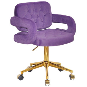 Стілець Onder Mebli Gor GD-Modern Office Пурпуровий B-1013 Оксамит